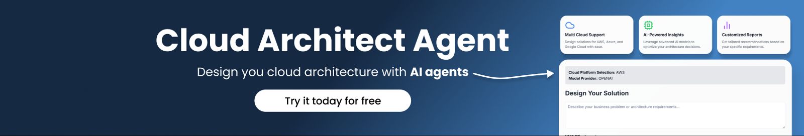 Cloud Architect Agent screenshot
