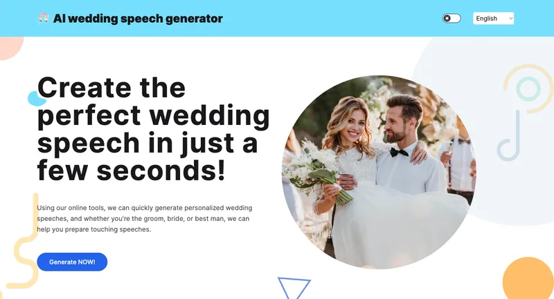 AI Wedding Speech
Generator