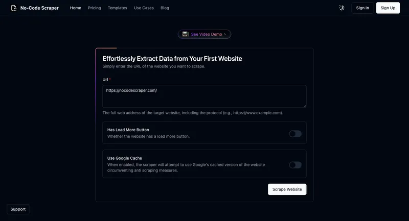 No-Code Scraper