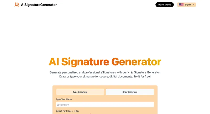 AI Signature Generator